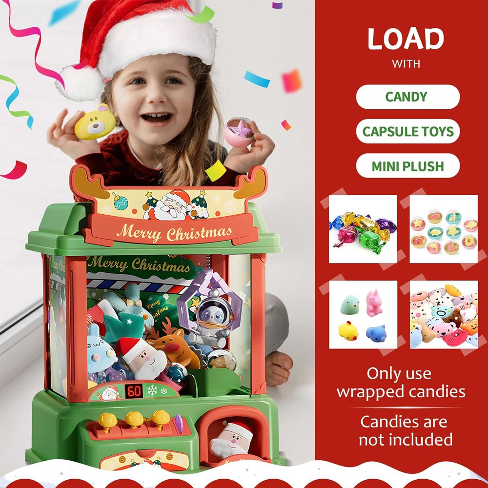 Christmas Claw Machine For Kid - Arcade Vending & Laundry Revenue recension och pris