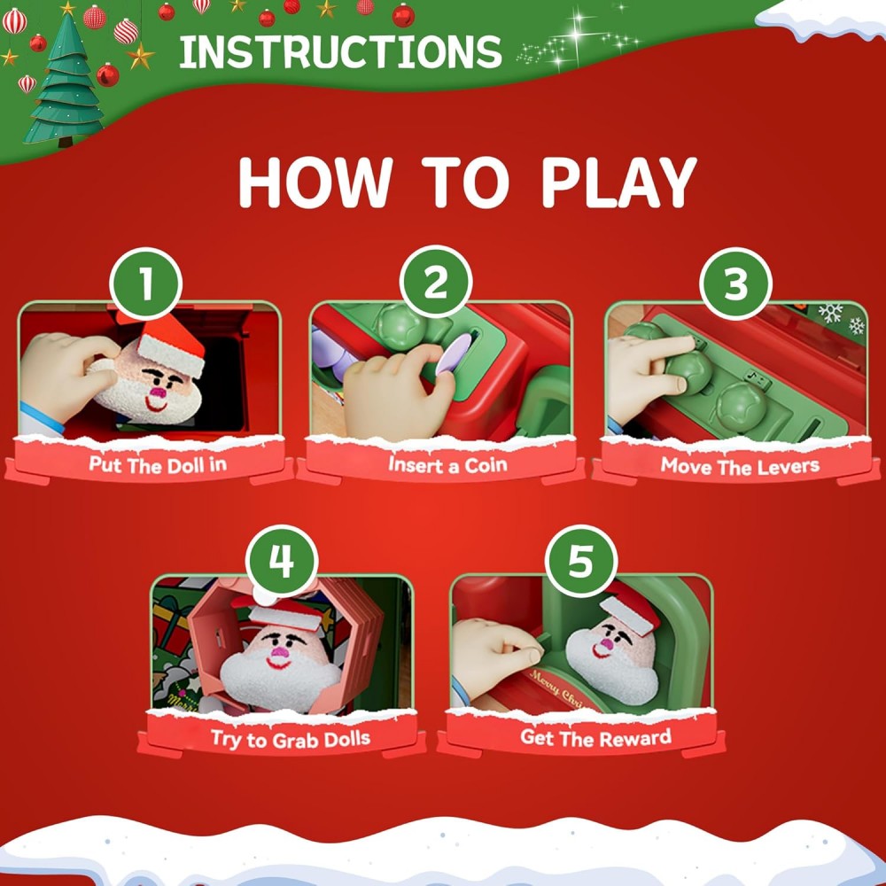 Christmas Claw Machine For Kid - Arcade Vending & Laundry Revenue recension och pris