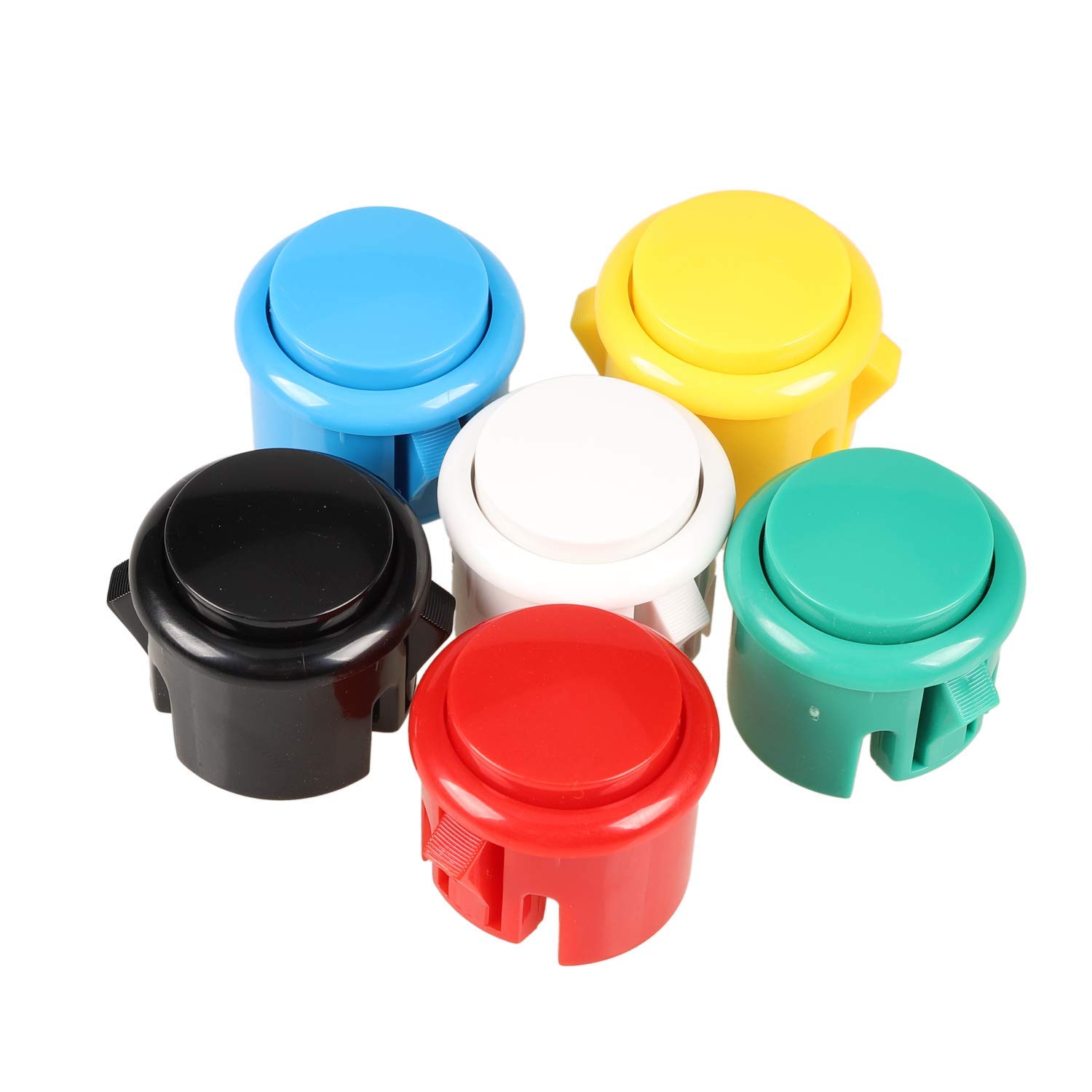 100 pcs Arcade buttons 30mm 24 - Joystick Arcade Parts recension och pris