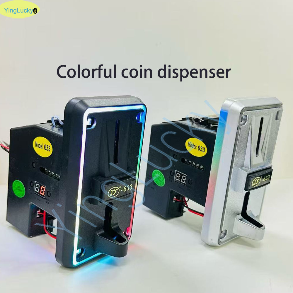 Colorful LED Multi Coin Accept - Arcade Vending & Laundry Revenue recension och pris