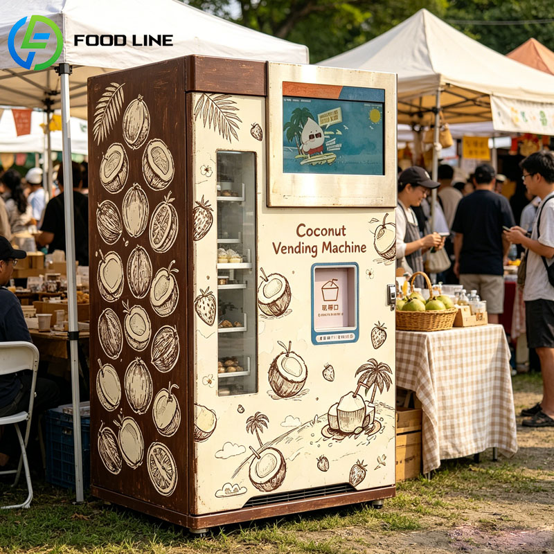 Fresh Coconut Vending Machine  - Open Vending Machine recension och pris